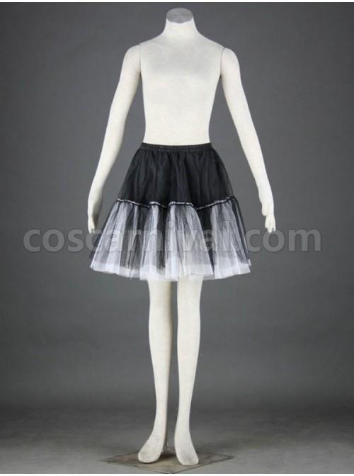 Black Charming Long Sleeves Cotton Gothic Lolita Dress coscarnival