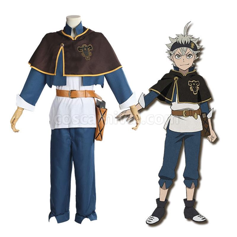 Black Clover Asta Outfits Cosplay Costume with Free Magic Book Prop coscarnival011114549