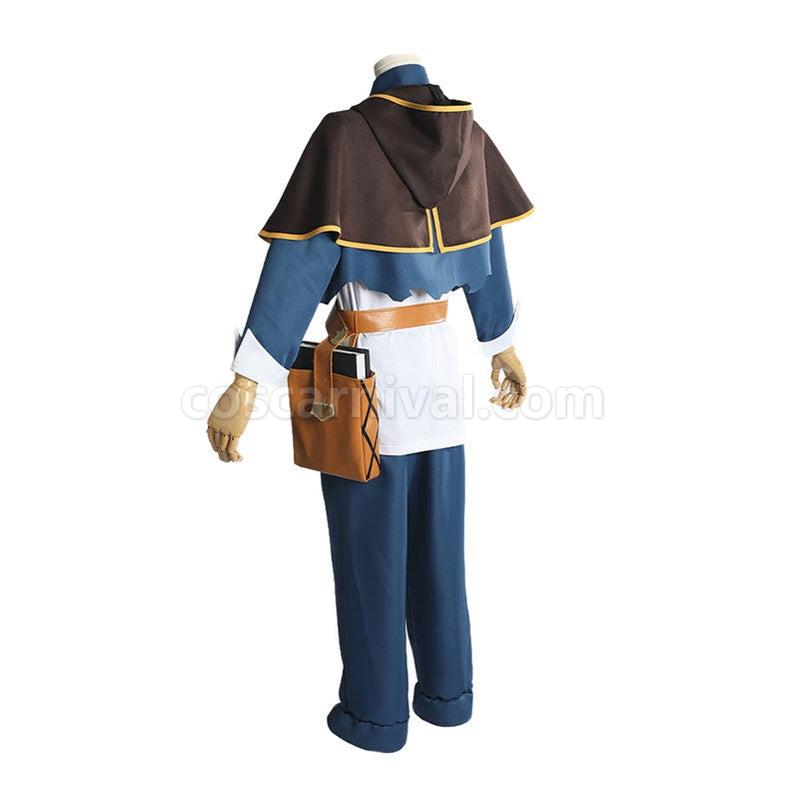 Black Clover Asta Outfits Cosplay Costume with Free Magic Book Prop coscarnival011114563