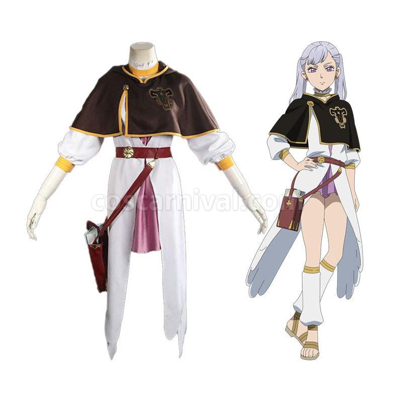 Black Clover Noelle Silva Outfits Cosplay Costume with Free Magic Book Prop coscarnival011113684