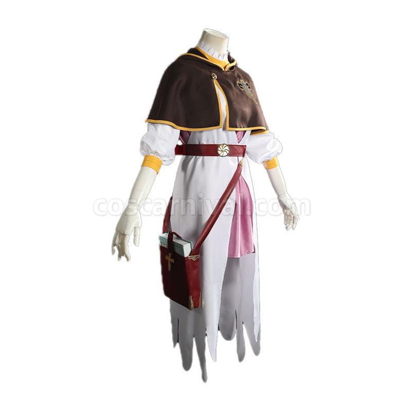 Black Clover Noelle Silva Outfits Cosplay Costume with Free Magic Book Prop coscarnival011113701