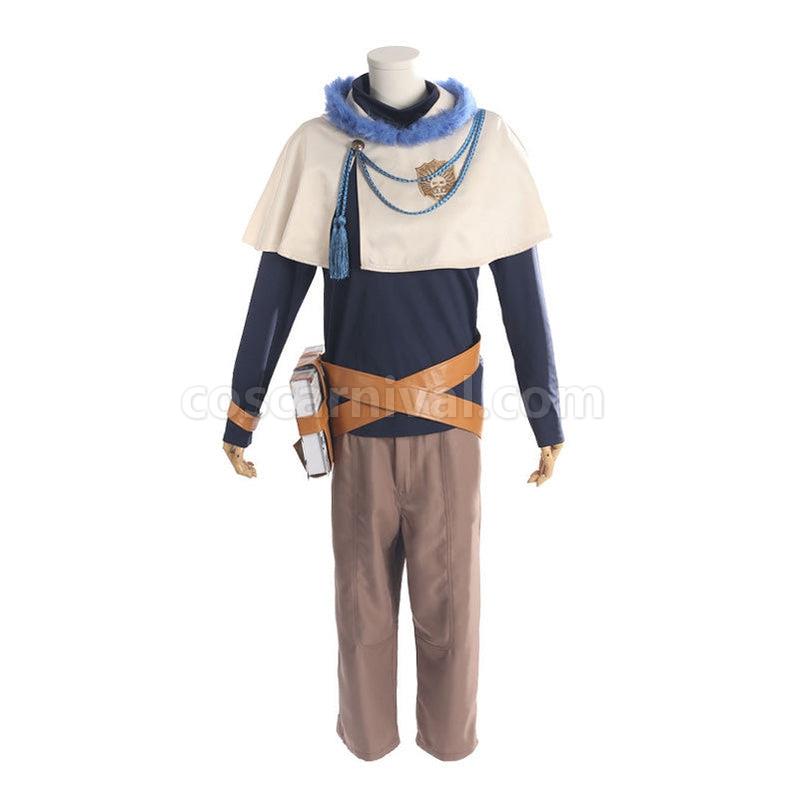 Black Clover Yuno Grinberryall Outfits Cosplay Costume with Free Necklace coscarnival011114550