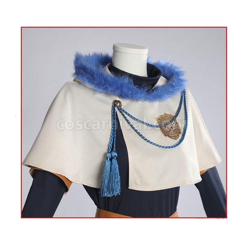 Black Clover Yuno Grinberryall Outfits Cosplay Costume with Free Necklace coscarnival011114567