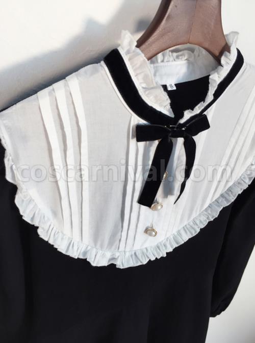 Black-Cotton-Classic-Lolita-Long-Sleeve-Dress-coscarnival-1833