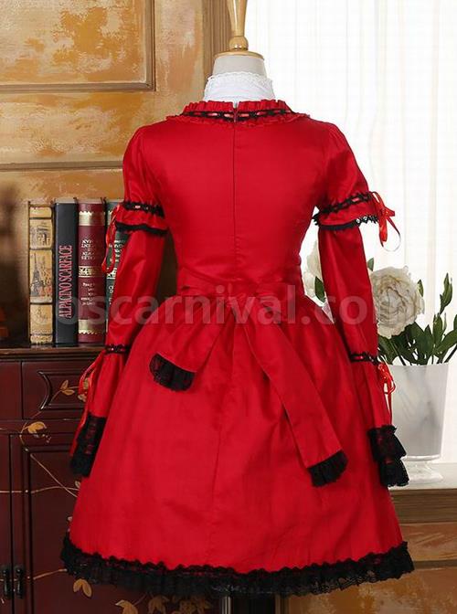 Black-Lace-Red-Classic-Lolita-Long-Trumpet-Sleeve-Dress-coscarnival-489