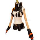 Black★Rock Shooter Cosplay Costume — back view