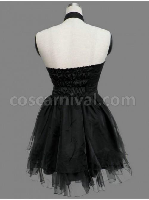 Black Sexy Gothic Lolita Dress coscarnival