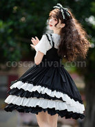 Black-Sugar-Sweetheart-Series-Black-White-Sweet-Cool-Girl-Polka-Dot-Simple-Asymmetrical-Hem-Classic-Lolita-Sleeveless-Dress-coscarnival-3493