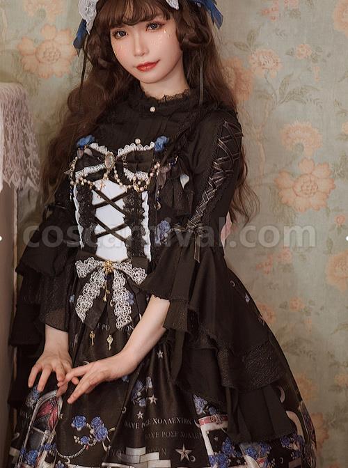 Blue-Enchantress-Series-JSK-Gorgeous-Classic-Lolita-Sling-Dress-coscarnival-3455