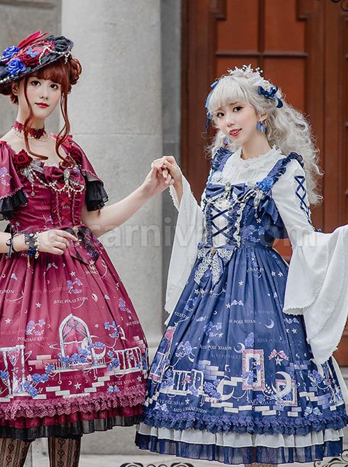 Blue-Enchantress-Series-JSK-Gorgeous-Classic-Lolita-Sling-Dress-coscarnival-3458