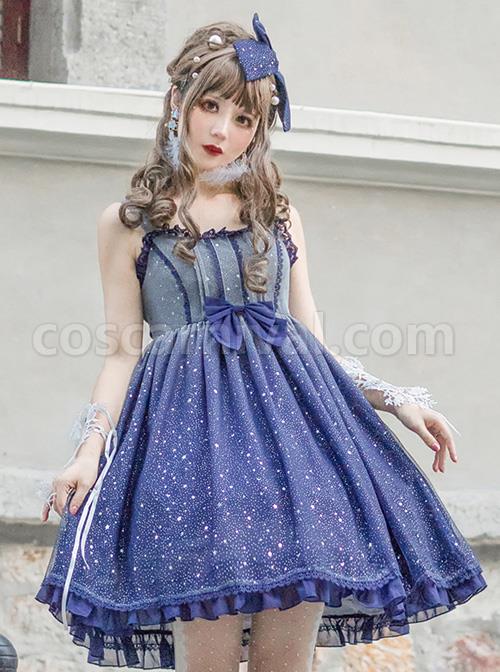 Blue-Gradient-Starry-Sky-Classic-Lolita-Sling-Dress-coscarnival-4027