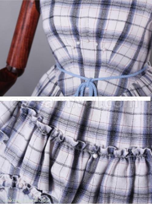 Blue-Grid-High-Waist-Lolita-Dress-coscarnival-5265