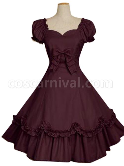 Bow-Cotton-Short-Sleeves-Classic-Lolita-Dress-coscarnival-487