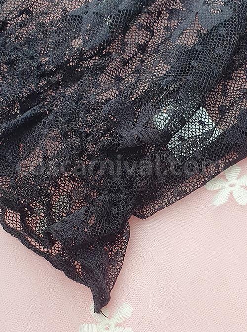 Bowknot Lace Off Shoulder Classic Lolita Short Sleeve Shirt coscarnival