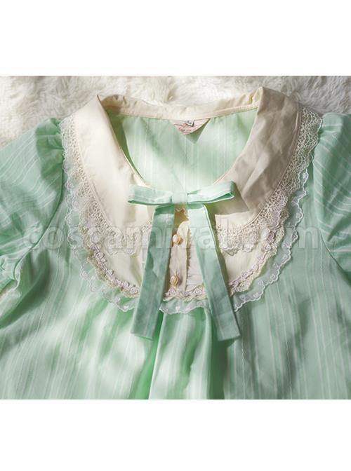 Bowknot-Lace-Ruffles-Classic-Lolita-Short-Sleeve-Dress-coscarnival-4049