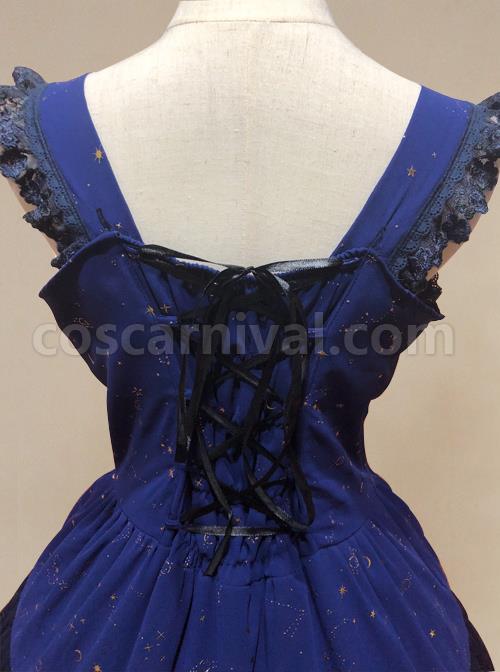 Bronzing-Chiffon-Navy-Blue-Ruffles-Classic-Lolita-Dress-coscarnival-1429