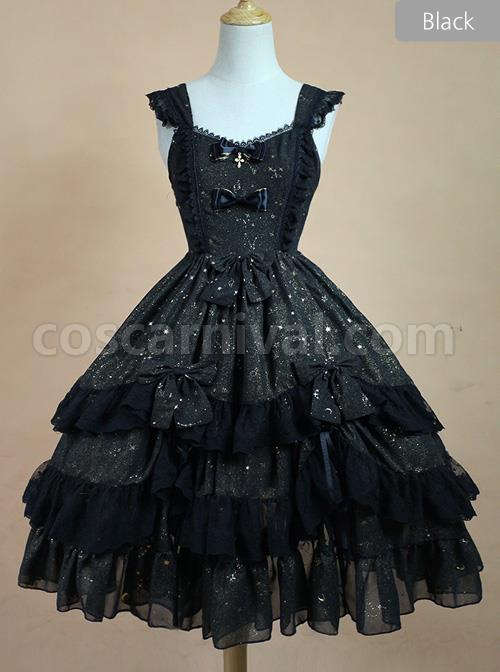 Bronzing-Constellation-Chiffon-Bowknot-Classic-Lolita-Sling-Dress-coscarnival-786