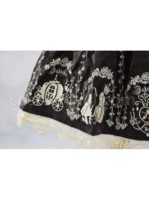 Brown-Velvet-Bow-Lace-Classic-Lolita-Dress-coscarnival-4817