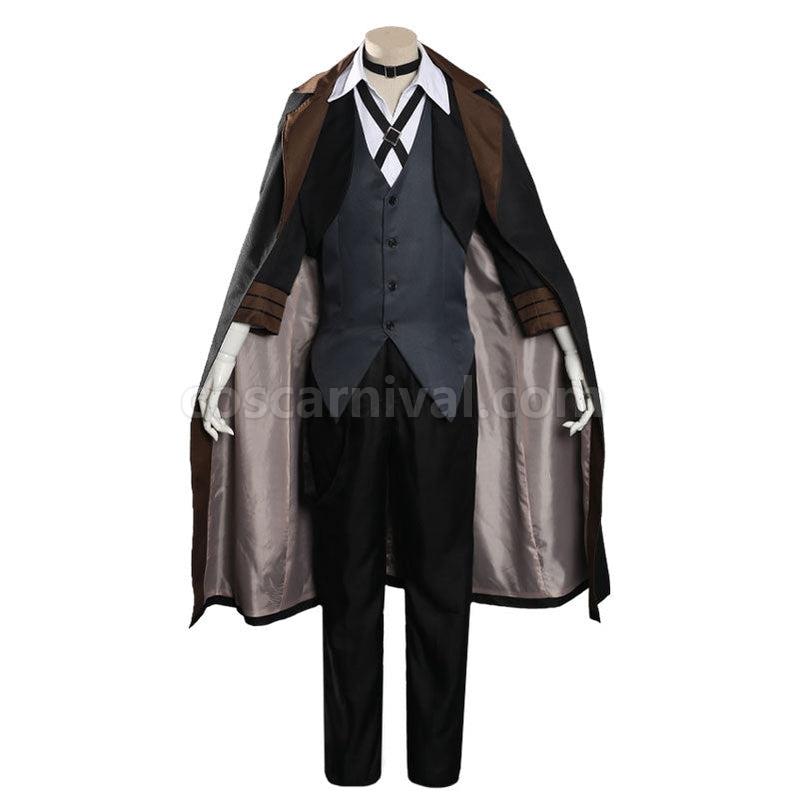 Bungo Stray Dogs Chuuya Nakahara BLack Cosplay Costume coscarnival011115879