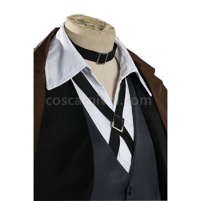 Bungo Stray Dogs Chuuya Nakahara BLack Cosplay Costume coscarnival011115902