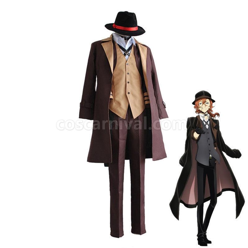 Bungo Stray Dogs Chuya Nakahara Halloween Cosplay Costume coscarnival011116032