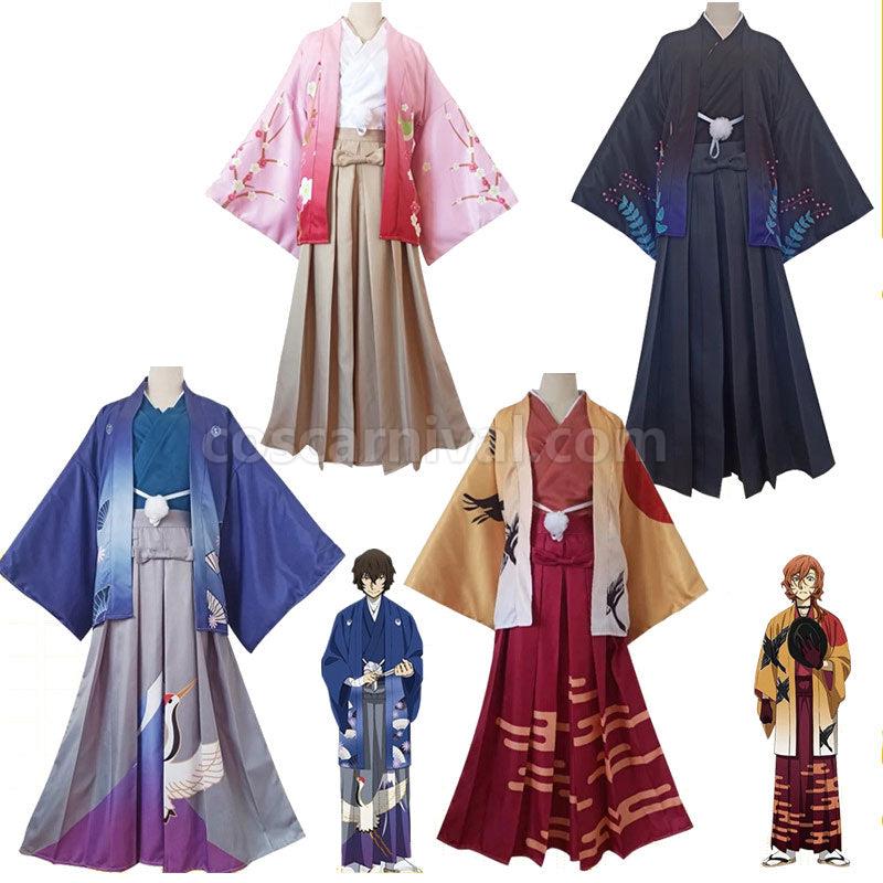 Bungo Stray Dogs Kimono Halloween Cosplay Costumes coscarnival01115775