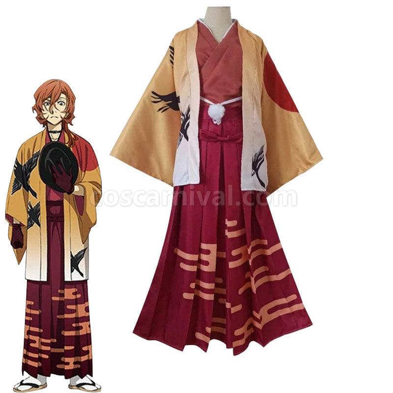 Bungo Stray Dogs Kimono Halloween Cosplay Costumes coscarnival01115795