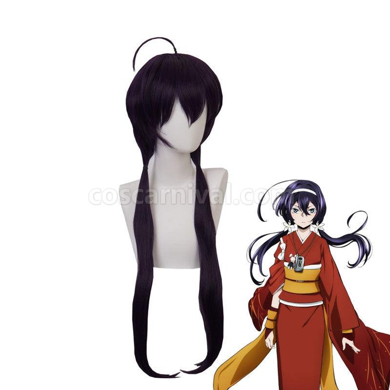 Bungo Stray Dogs Kyoka Izumi Long Purple Cosplay Wigs coscarnival011115954