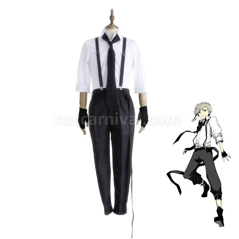 Bungo Stray Dogs Nakajima Atsushi Halloween Cosplay Costume coscarnival011116018