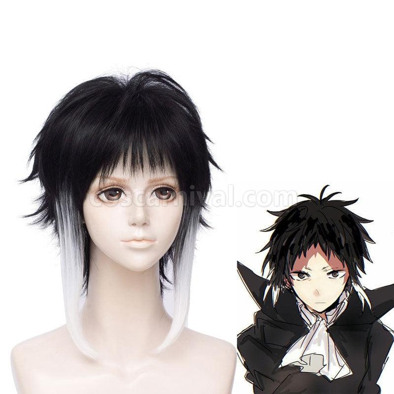 Bungo Stray Dogs Ryunosuke akutagawa Cosplay Wigs coscarnival011115970