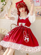Bunny-Jam-Series-Red-Cute-Polka-Dot-Crinkled-Hem-Rabbit-Shaped-Pocket-Classic-Lolita-Princess-Dress-coscarnival-3352