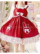 Bunny-Jam-Series-Red-Cute-Polka-Dot-Crinkled-Hem-Rabbit-Shaped-Pocket-Classic-Lolita-Princess-Dress-coscarnival-3361