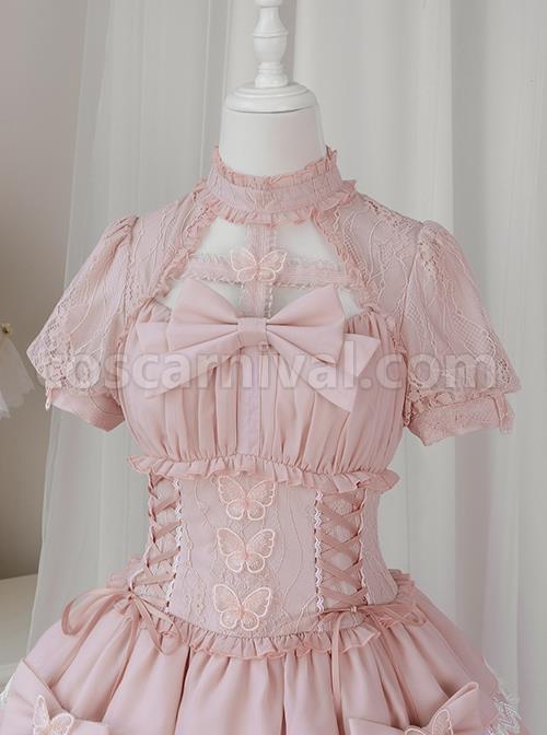 Butterfly-Cross-Dream-Series-Girls-Turtleneck-Solid-Color-Hollow-Lace-Bow-Knot-Frenulum-Short-Sleeve-Sweet-Lolita-Dress-coscarnival-1212.jpg