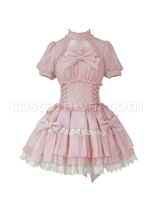 Butterfly-Cross-Dream-Series-Girls-Turtleneck-Solid-Color-Hollow-Lace-Bow-Knot-Frenulum-Short-Sleeve-Sweet-Lolita-Dress-coscarnival-1232.jpg
