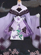 Butterfly-Embroidery-Cherry-Blossoms-Jacquard-High-Collar-Classic-Lolita-Purple-Kimono-coscarnival-4794