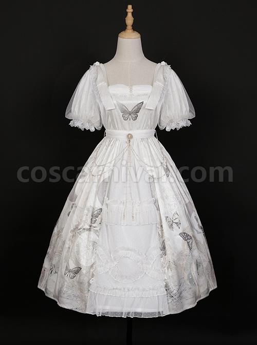 Butterfly-Mankong-Series-Elegant-Generous-Collar-The-Clock-Butterfly-Print-Polka-Dot-Mesh-Open-Placket-Classic-Lolita-Short-Sleeved-Dress-coscarnival-3365