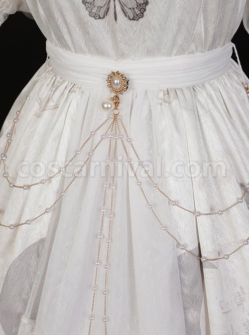 Butterfly-Mankong-Series-Elegant-Generous-Collar-The-Clock-Butterfly-Print-Polka-Dot-Mesh-Open-Placket-Classic-Lolita-Short-Sleeved-Dress-coscarnival-3403