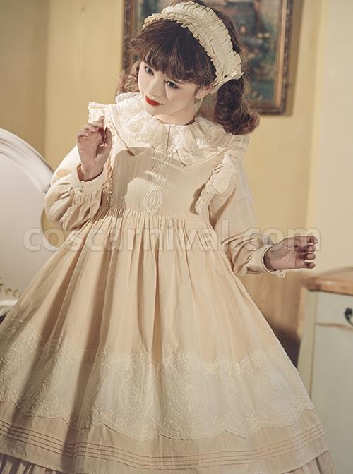 Camellia-Series-Pastoral-Style-Lace-Doll-Neck-Ruffle-Long-Sleeve-Classic-Lolita-Dress-coscarnival-3359