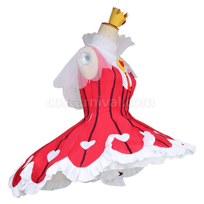 Cardcaptor Sakura Clear Card OP 2 Sakura Kinomoto Rose Heart Dress Cosplay Costumes coscarnival01118916