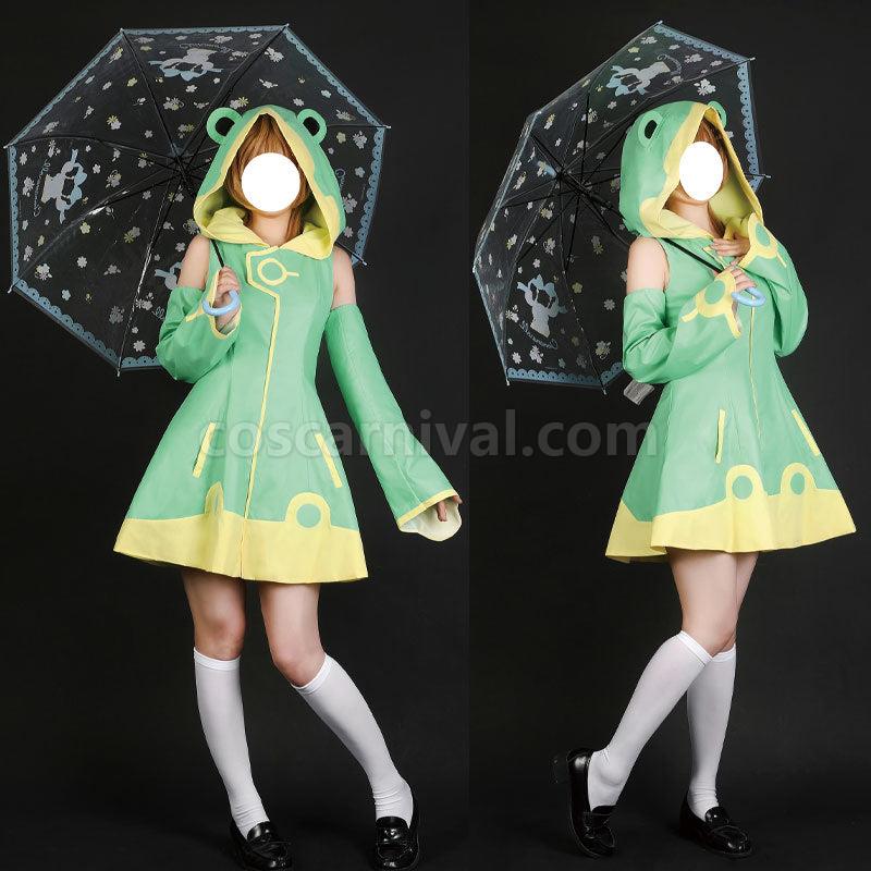 Cardcaptor Sakura Clear Card Sakura Frog Raincoat Cosplay Costumes coscarnival01115083