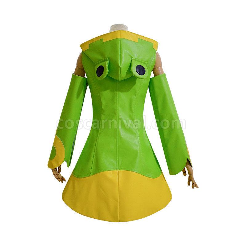 Cardcaptor Sakura Clear Card Sakura Frog Raincoat Fullset Cosplay Costumes coscarnival01118298
