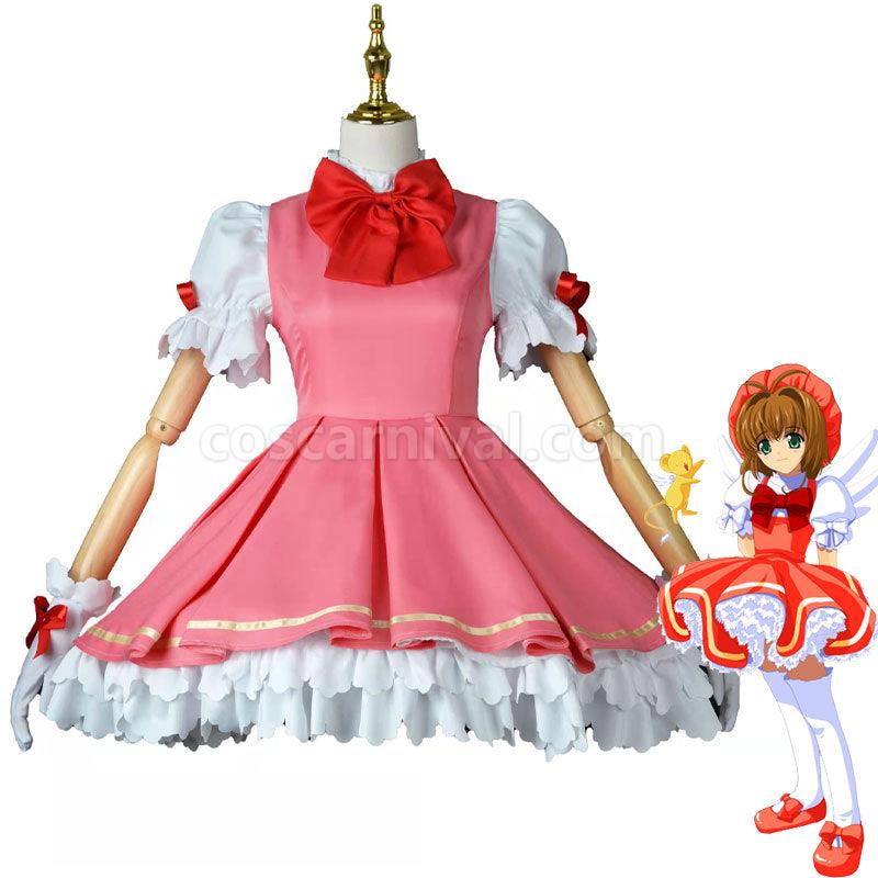Cardcaptor Sakura Sakura Battle Suit Cosplay Costumes coscarnival01112212