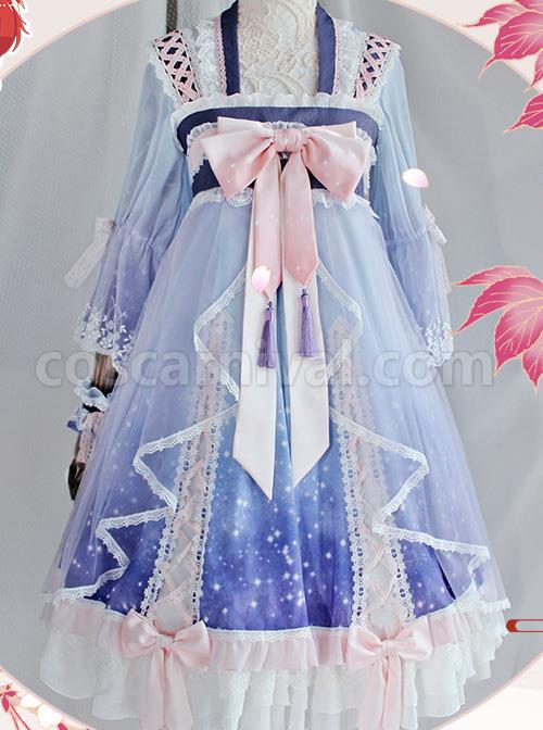 Cardcaptor-Sakura-Series-OP-Gradient-Chinese-Style-Qi-Lolita-Long-Sleeve-Dress-coscarnival-3599