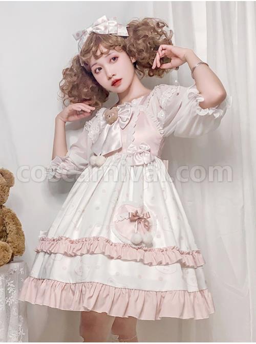 Cat-Ear-Girl-Series-JSK-Summer-Daily-Princess-Dress-Two-stage-Hem-High-Waist-Plaid-lovely-Little-Bear-head-bowknot-Sweet-Lolita-Sling-Dress-coscarnival-664.jpg