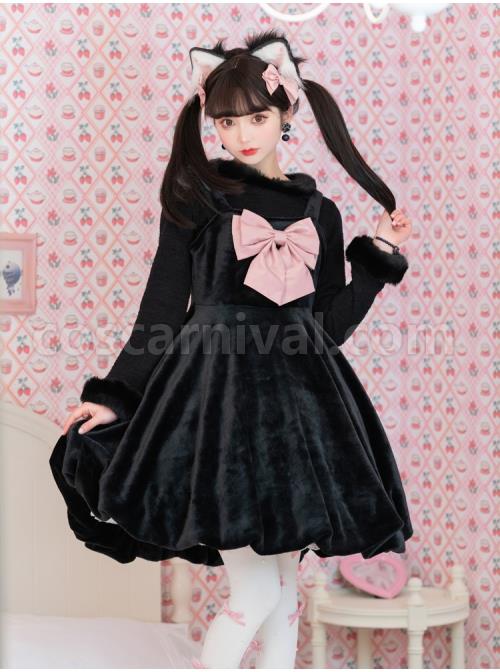 Cat-Fluffy-Series-JSK-Short-Black-Smooth-Plush-Girlish-A-shaped-Sweet-Bud-Bowknot-Lolita-Sling-Dress-coscarnival-2283.jpg