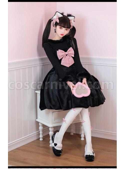 Cat-Fluffy-Series-JSK-Short-Black-Smooth-Plush-Girlish-A-shaped-Sweet-Bud-Bowknot-Lolita-Sling-Dress-coscarnival-2301.jpg