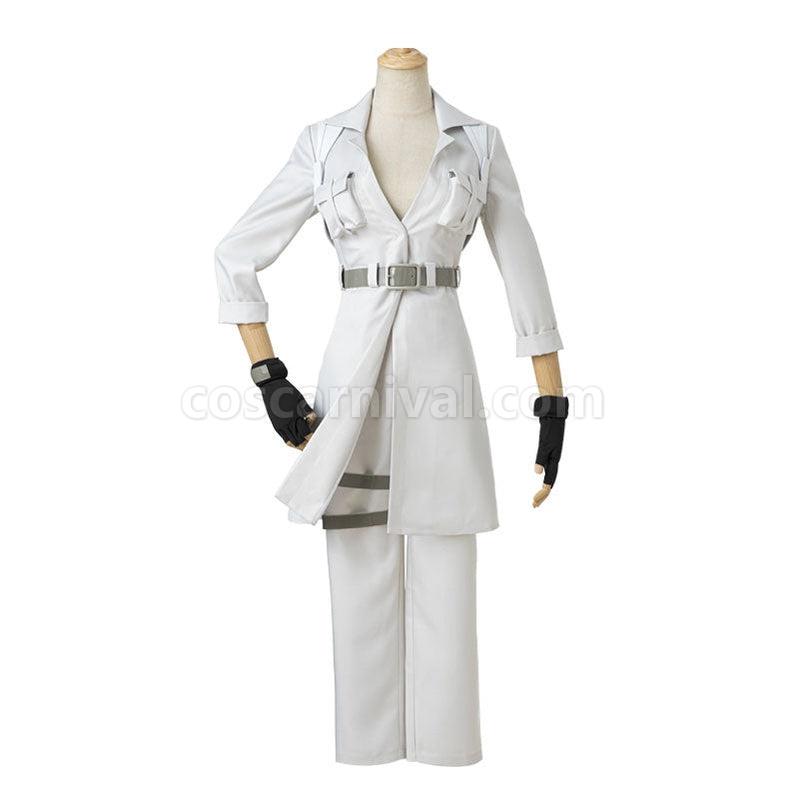 Cells at Work! Black White Blood Cells Female Halloween Full Suit Cosplay Costume coscarnival011112258