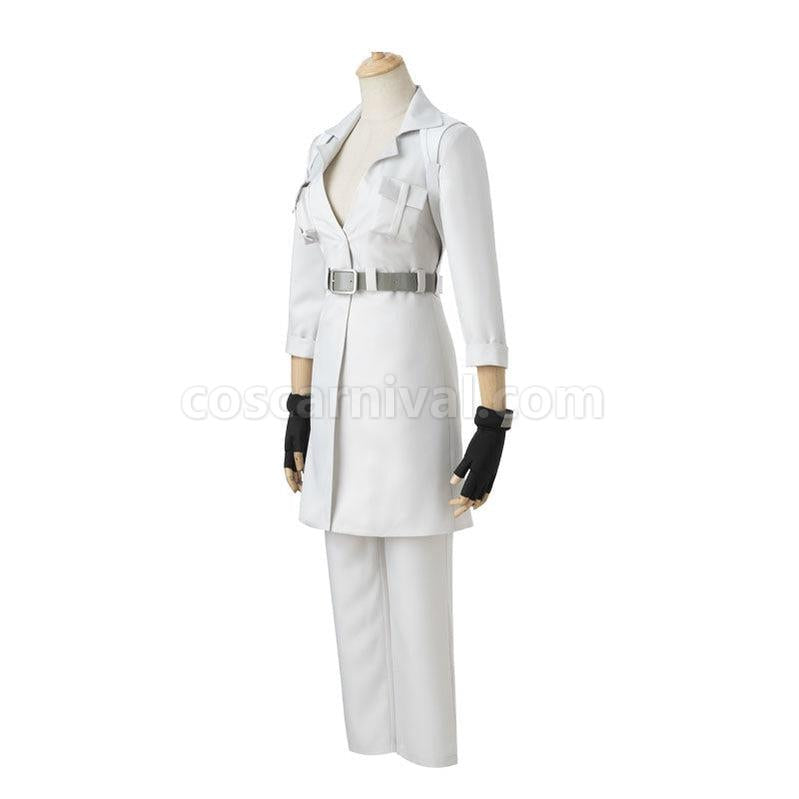Cells at Work! Black White Blood Cells Female Halloween Full Suit Cosplay Costume coscarnival011112266
