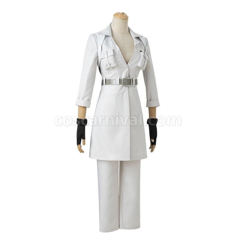 Cells at Work! Black White Blood Cells Female Halloween Full Suit Cosplay Costume coscarnival011112272