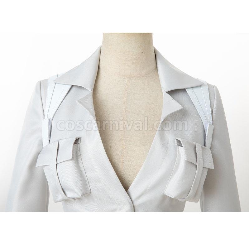 Cells at Work! Black White Blood Cells Female Halloween Full Suit Cosplay Costume coscarnival011112302